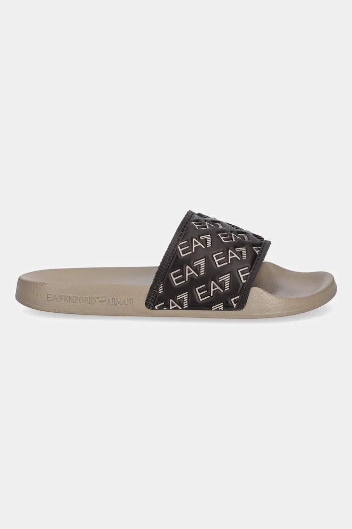 EA7 Emporio Armani klapki damskie AF15125.7X000109 beżowy SS26