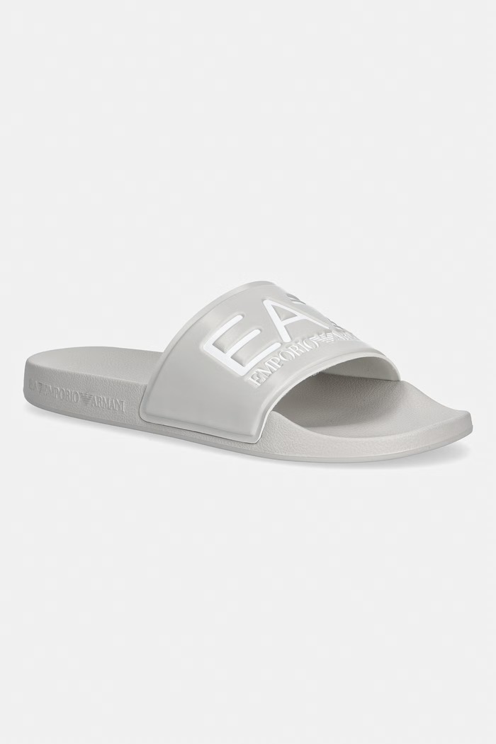 EA7 Emporio Armani klapki basenowe damskie szary AF15118.7X000108