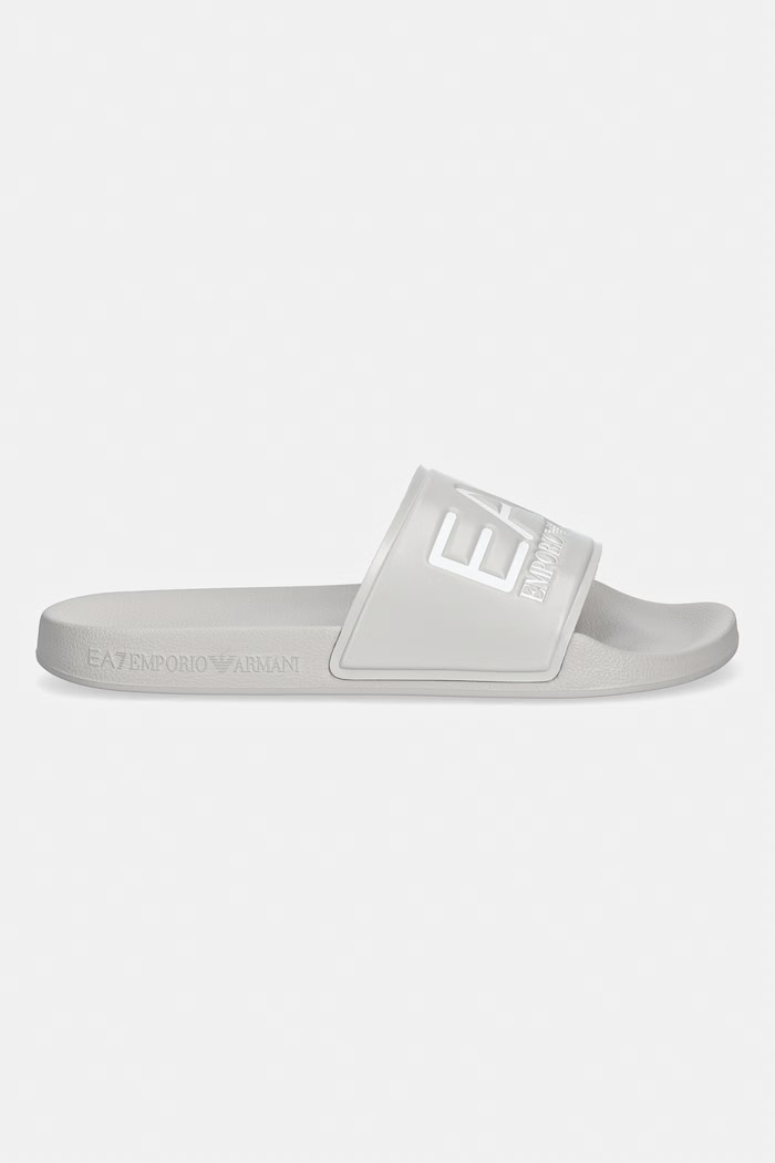 EA7 Emporio Armani klapki basenowe damskie AF15118.7X000108 szary SS26