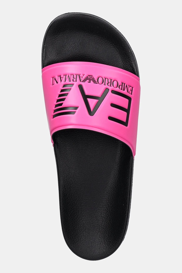 EA7 Emporio Armani papuci pentru piscină damă roz AF15118.7X000108