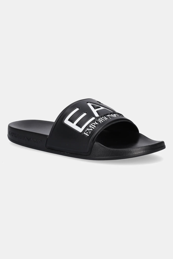 EA7 Emporio Armani papuci pentru piscină de femei sintetic negru AF15118.7X000108