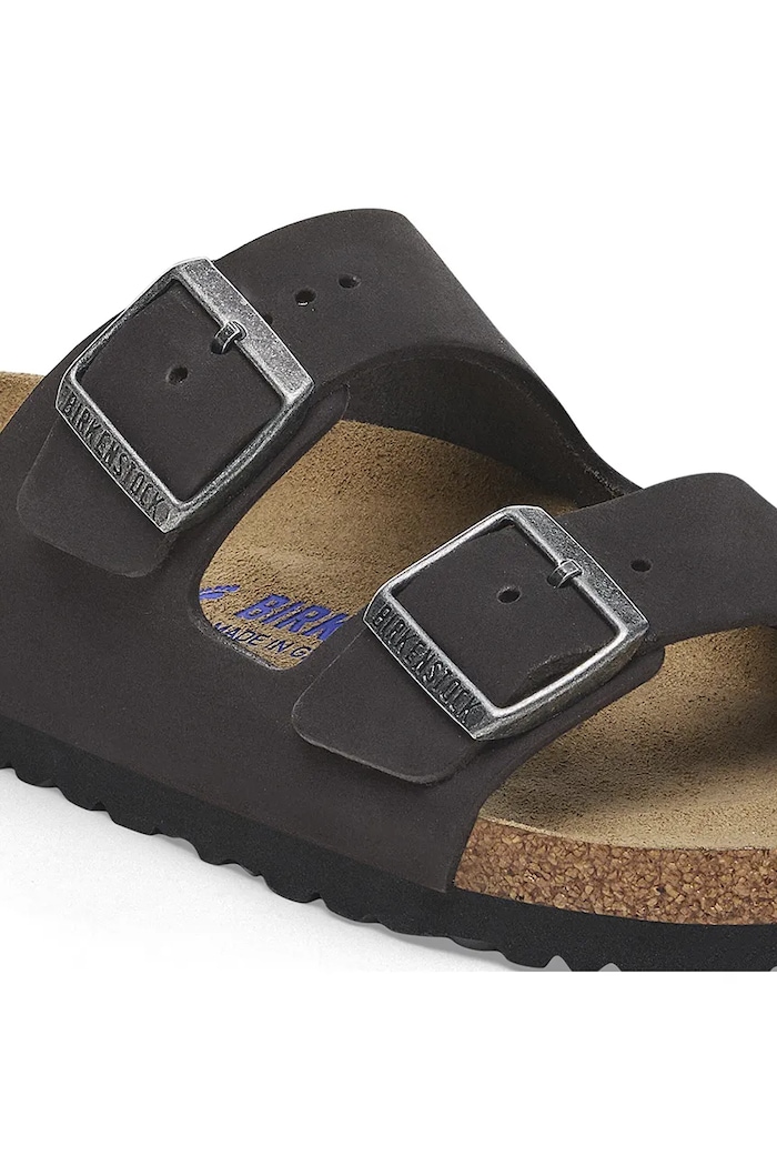 Boty Nubukové pantofle Birkenstock Arizona SFB 1019035 černá