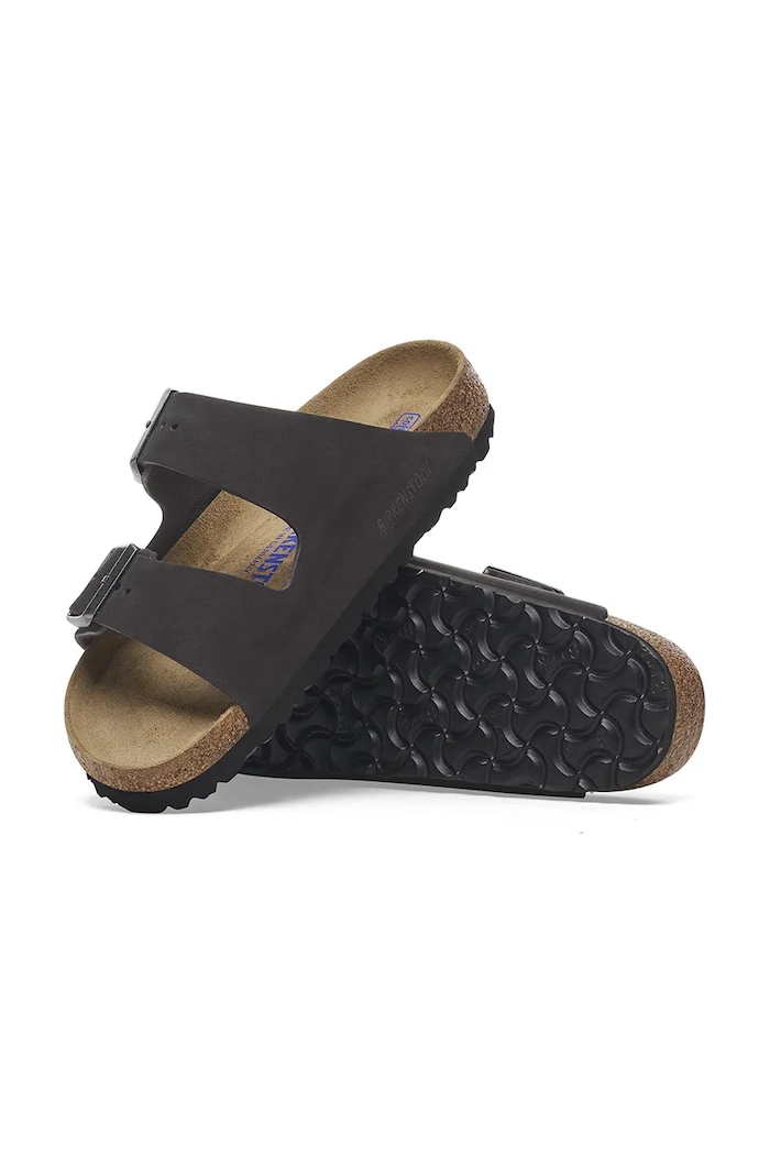 Nubukové pantofle Birkenstock Arizona SFB 1019035