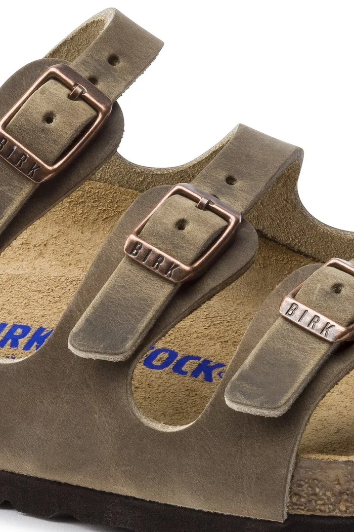 Obuća Kožne natikače Birkenstock Florida SFB 1011432.Tabacco zelena