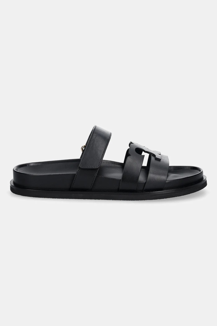 Tory Burch ciabatte slide in pelle Ines Sport 161636.006 nero SS26