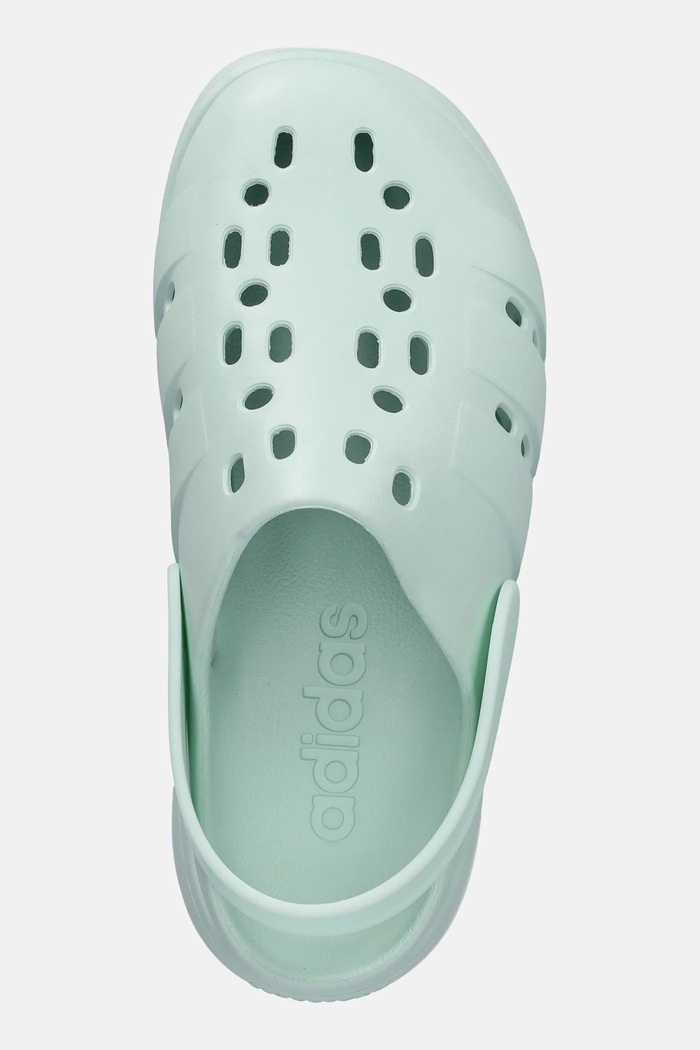 Šľapky adidas Adilette Clog Platform tyrkysová JR2625