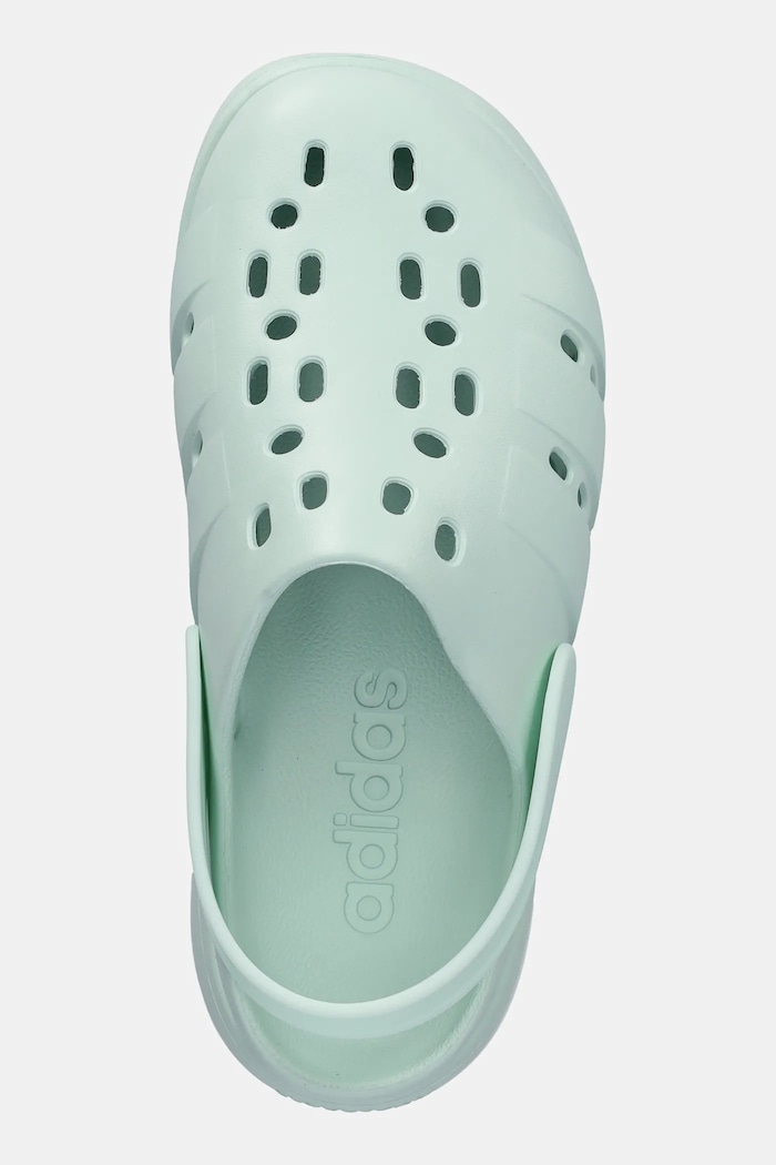 Šľapky adidas Adilette Clog Platform tyrkysová JR2625