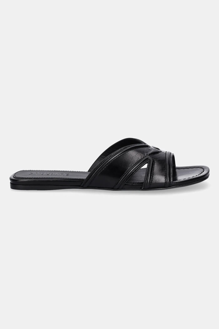 Kožené šľapky ZADIG&VOLTAIRE Azora SWCT02012 čierna SS25