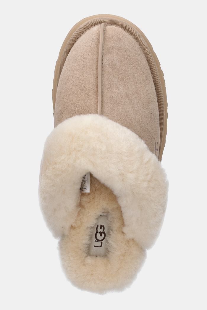 Велурени чехли UGG Disquette бежов 1122550.SAN