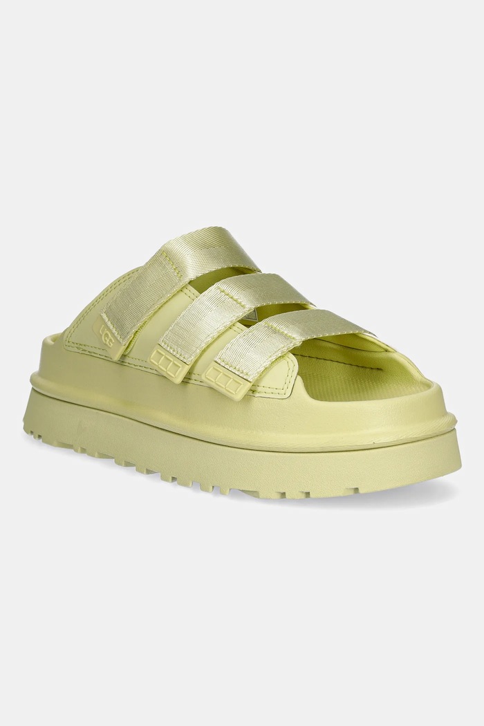 Шлепанцы UGG Goldenglow Slide синтетический зелёный 1167430.GLDN