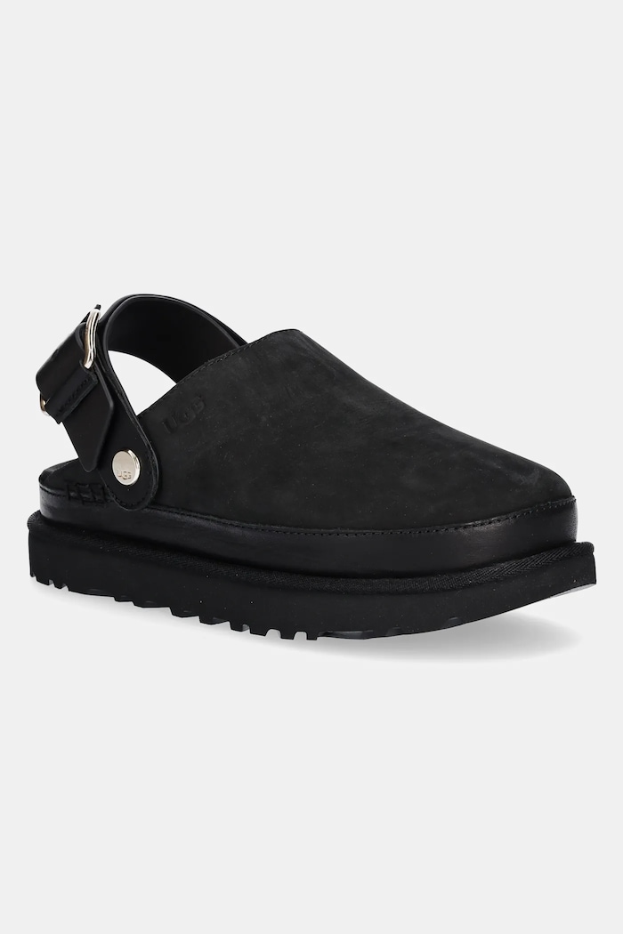 Чехли UGG Goldenstar Villa Clog велур черен 1169590.BLK