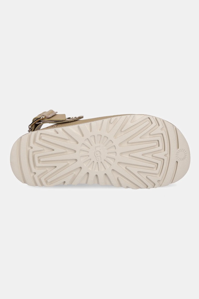 Чехли от набук UGG Goldenstar Villa Clog 1169590.MDSD бежов
