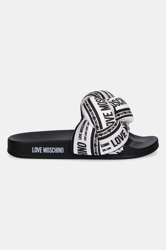 Love Moschino klapki JA28312G0MIW310A czarny SS25