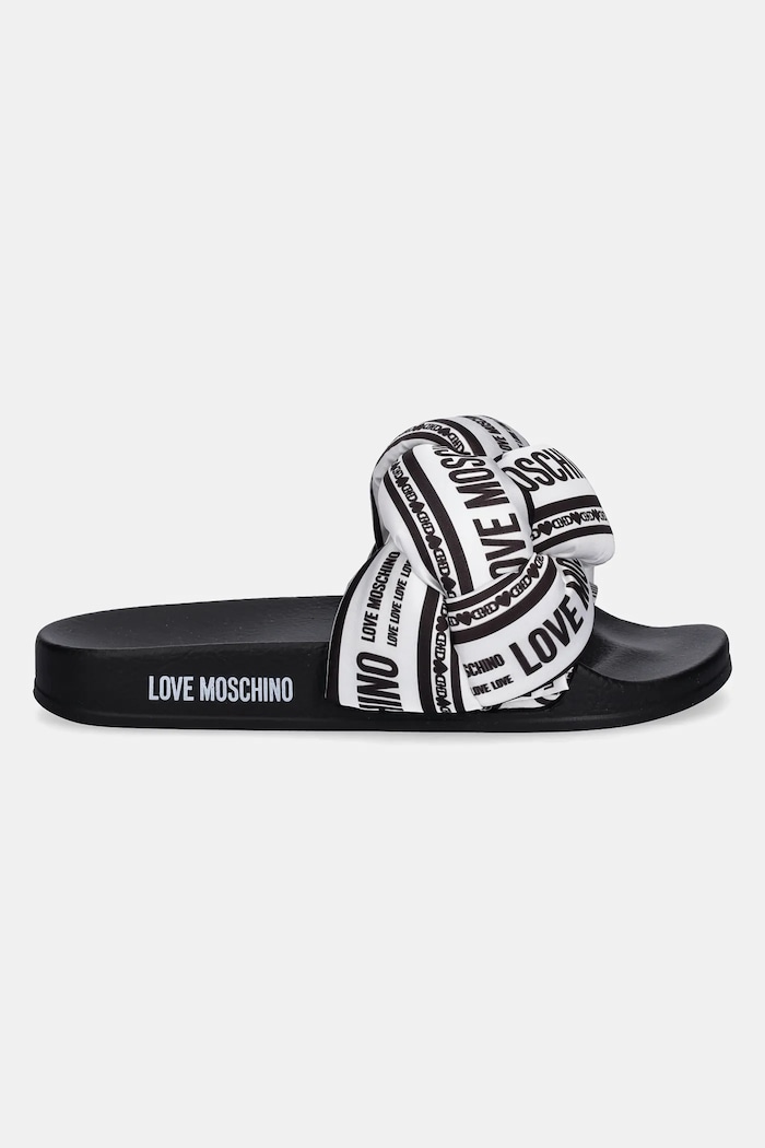 Love Moschino klapki JA28312G0MIW310A czarny SS25