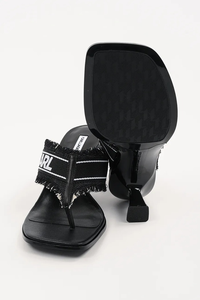 Šľapky Karl Lagerfeld PANACHE II KL30104.D00 čierna