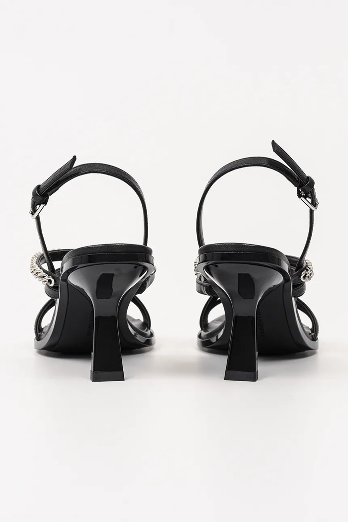 Obuwie Karl Lagerfeld sandały skórzane KARMEL KL33625.000 czarny