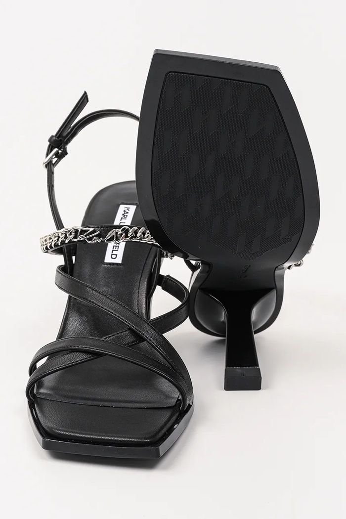 Karl Lagerfeld sandały skórzane KARMEL KL33625.000 czarny