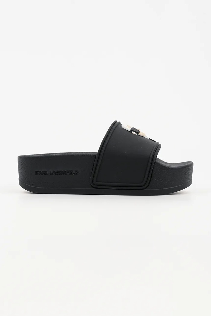 Karl Lagerfeld ciabatte slide KONDO MAXI platform nero KL80805A.V00