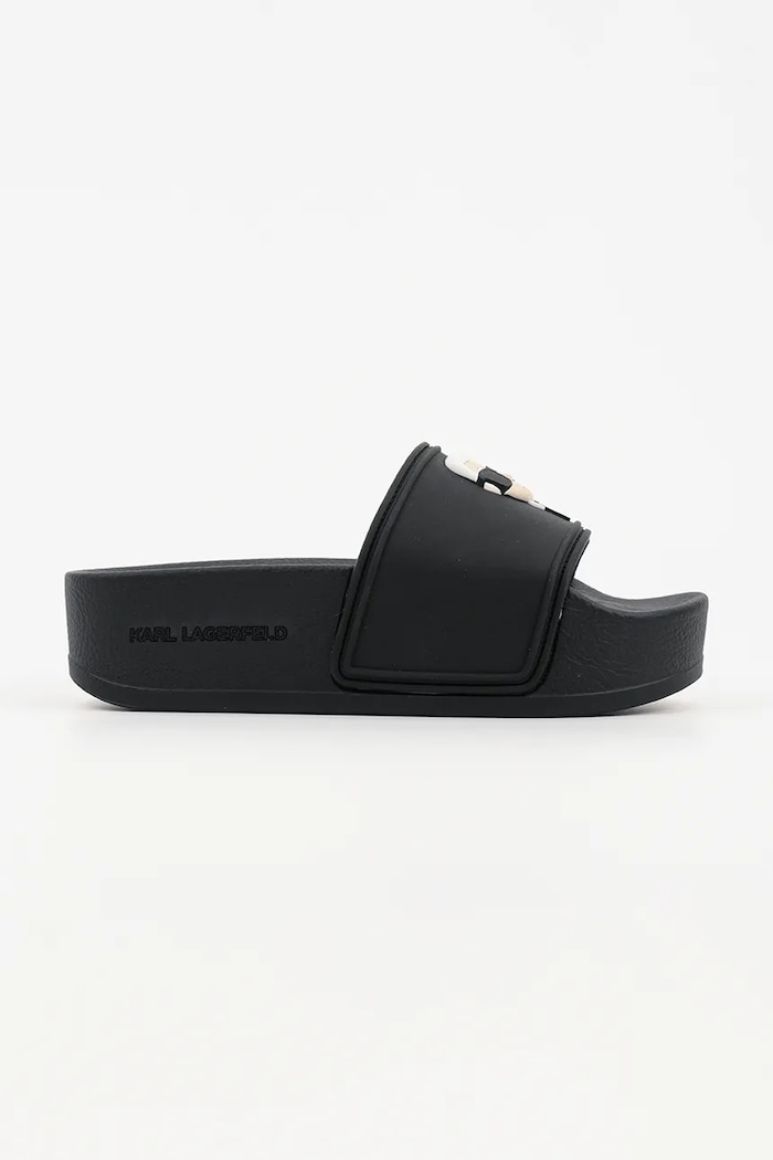 Karl Lagerfeld ciabatte slide KONDO MAXI platform nero KL80805A.V00