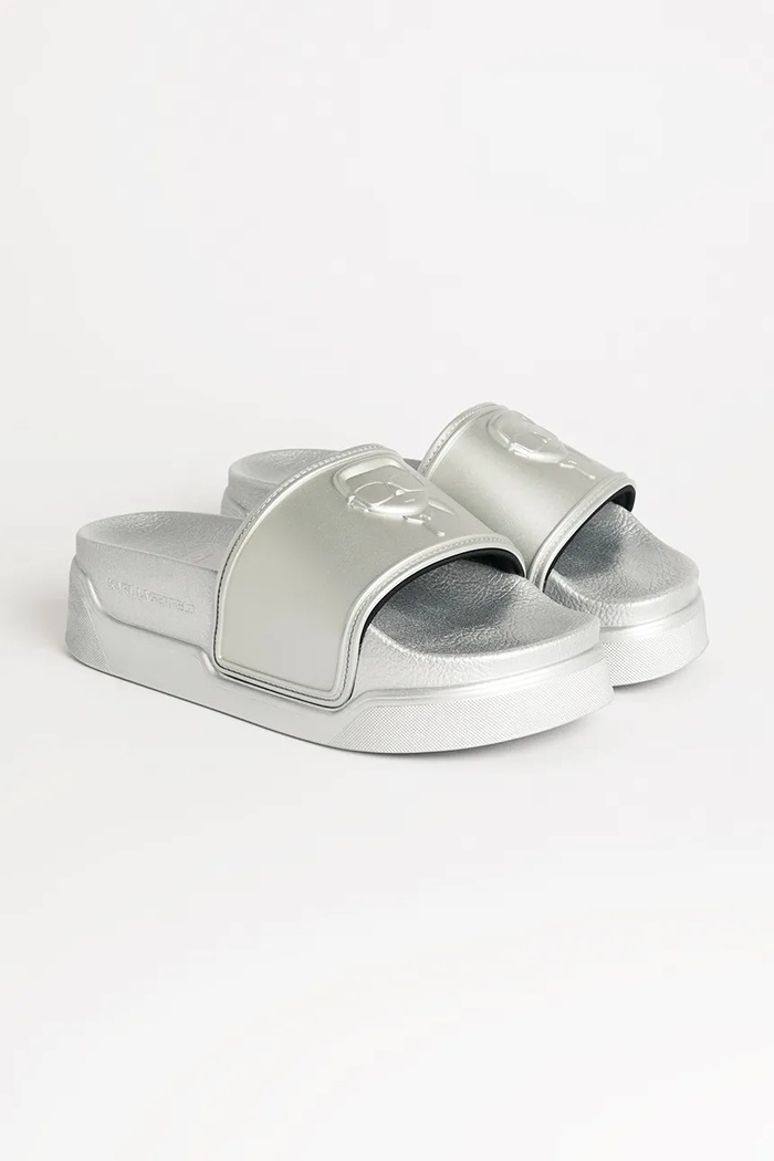 Karl Lagerfeld klapki KONDOMINIUM KL88819.VSL srebrny SS25