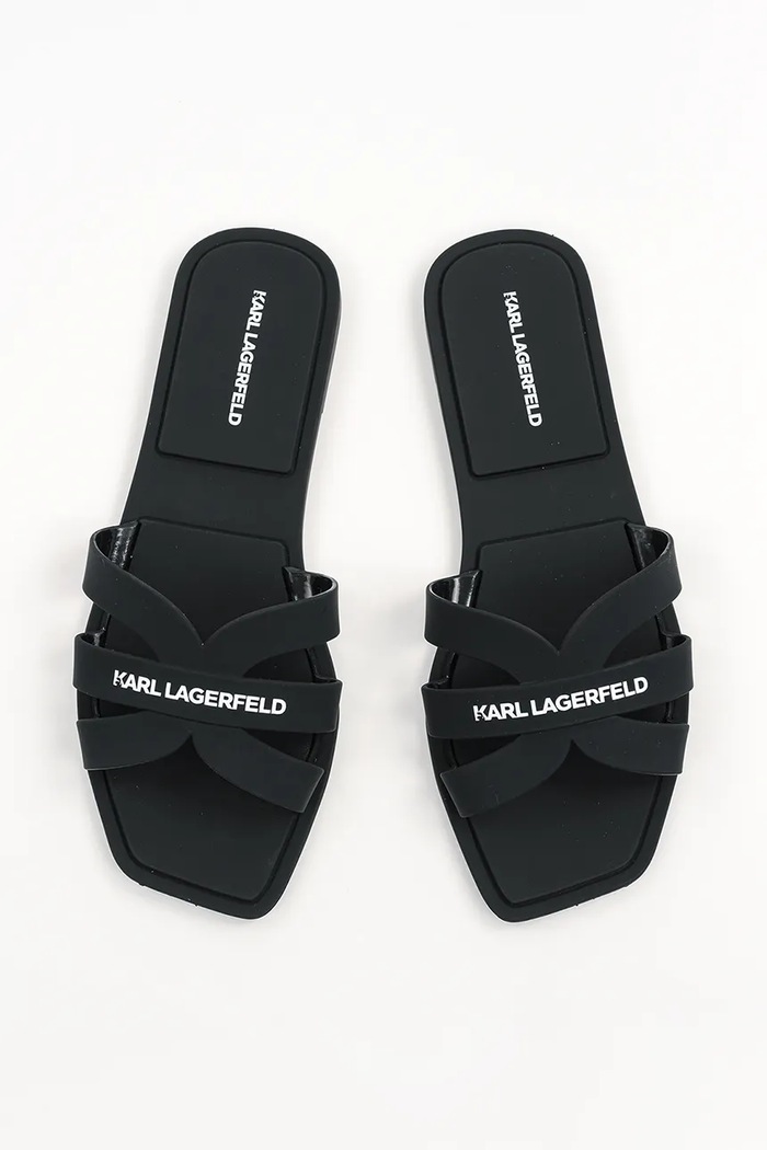 Karl Lagerfeld papuci JELLY IV negru KL80025.V00