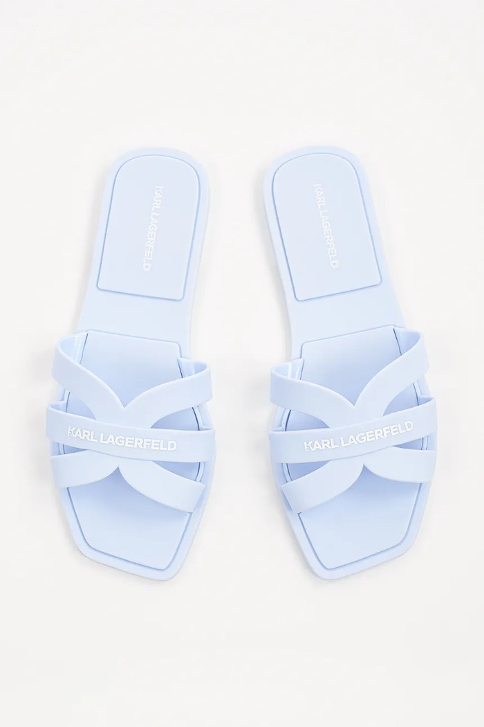 Šľapky Karl Lagerfeld JELLY IV modrá KL80025.VLB