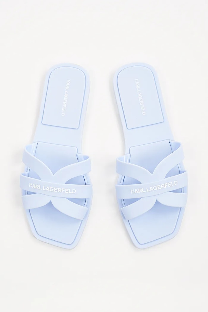 Šľapky Karl Lagerfeld JELLY IV modrá KL80025.VLB
