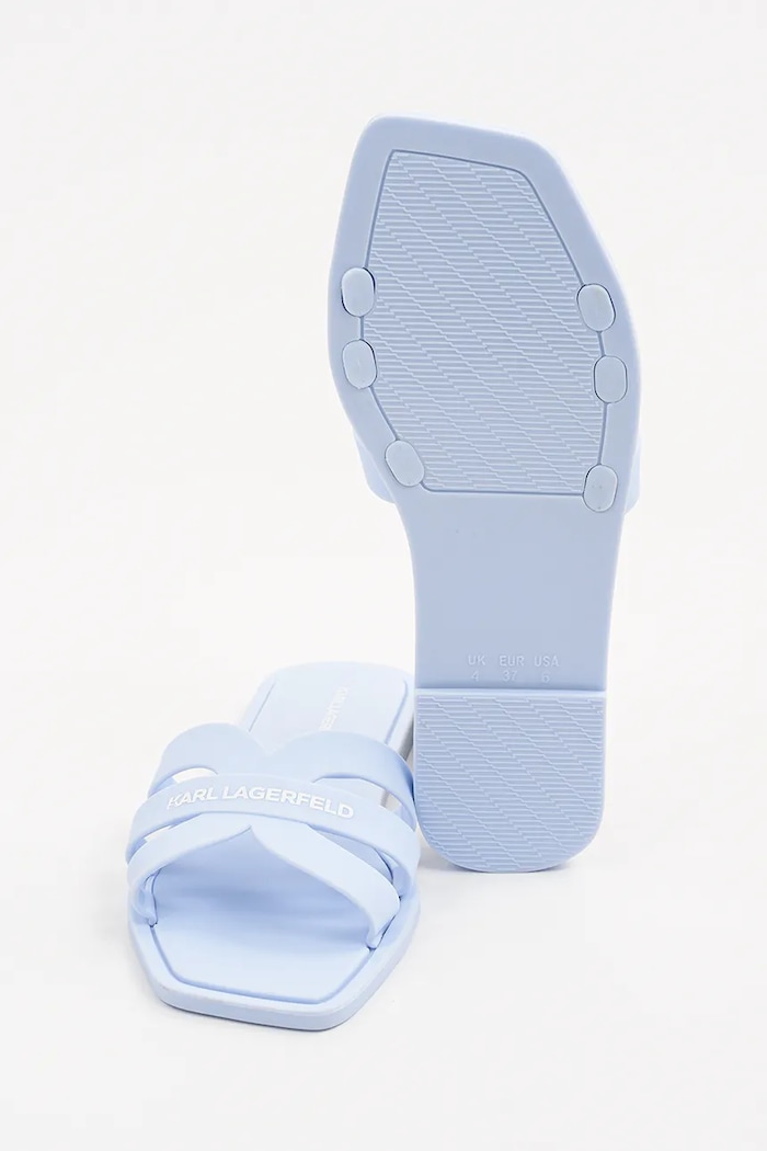 Šľapky Karl Lagerfeld JELLY IV KL80025.VLB modrá