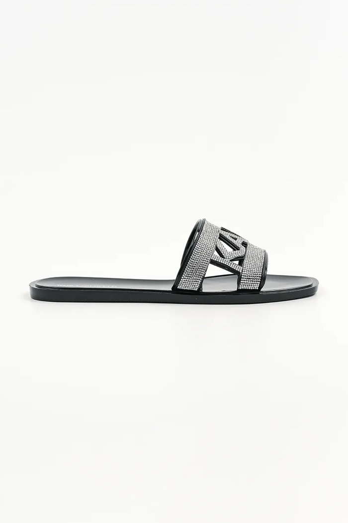 Karl Lagerfeld Klapki JELLY III czarny KL80005S.V0S