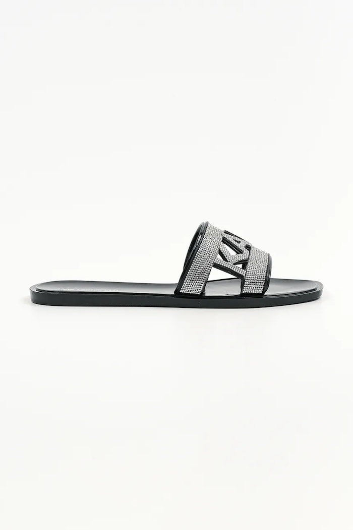 Karl Lagerfeld Klapki JELLY III czarny KL80005S.V0S