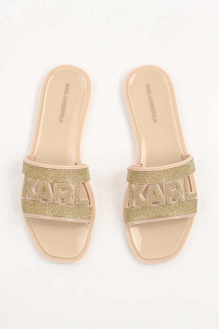 Karl Lagerfeld ciabatte slide JELLY III oro KL80005S.VGD