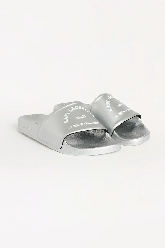 Karl Lagerfeld ciabatte slide KONDO 2.0 KL80908A.VSL argento SS25