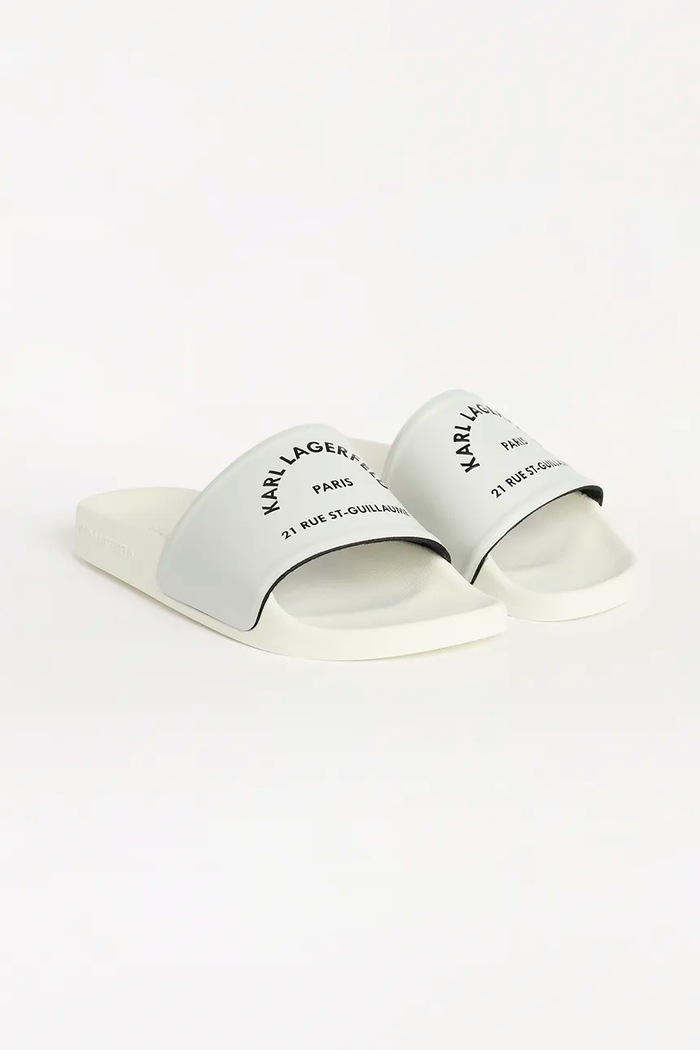 Pantofle Karl Lagerfeld KONDO 2.0 KL80908A.VT1 bílá SS25