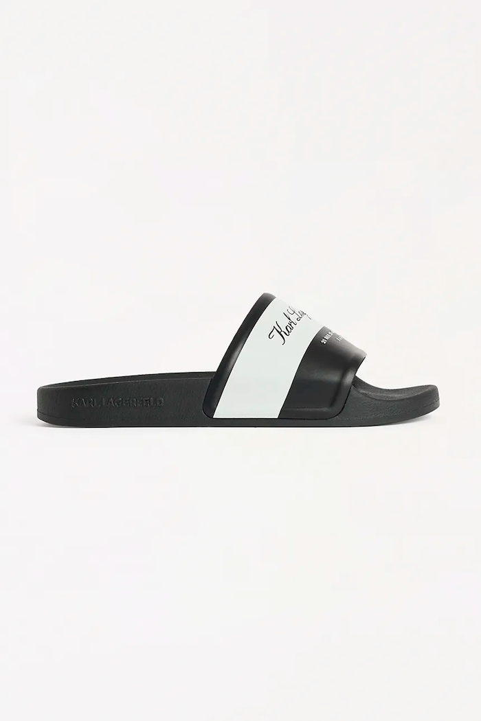 Pantofle Karl Lagerfeld KONDO 2.0 bez podpatku černá KL80923.V01