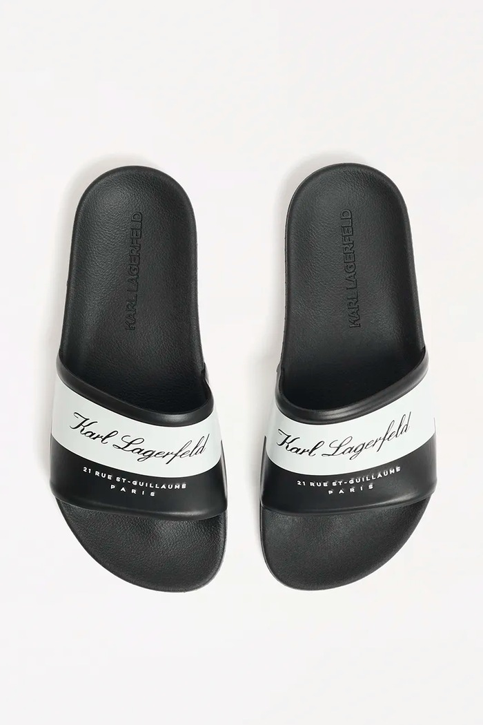 Pantofle Karl Lagerfeld KONDO 2.0 černá KL80923.V01
