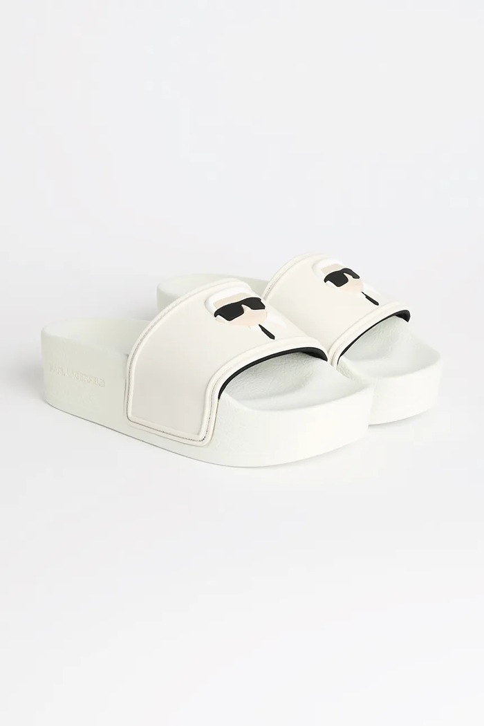 Karl Lagerfeld ciabatte slide KONDO MAXI KL80805A.VT1 bianco SS25