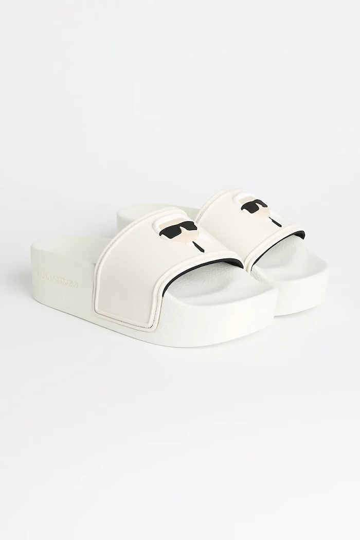 Karl Lagerfeld ciabatte slide KONDO MAXI KL80805A.VT1 bianco SS25
