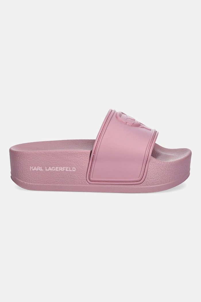 Karl Lagerfeld papuci KONDO MAXI KL80819M.VRG roz SS25