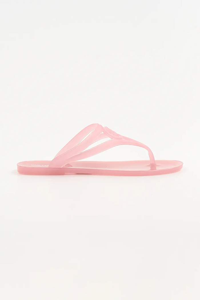 Σαγιονάρες Karl Lagerfeld JELLY THONG φλατ ροζ KL80007A.VLP