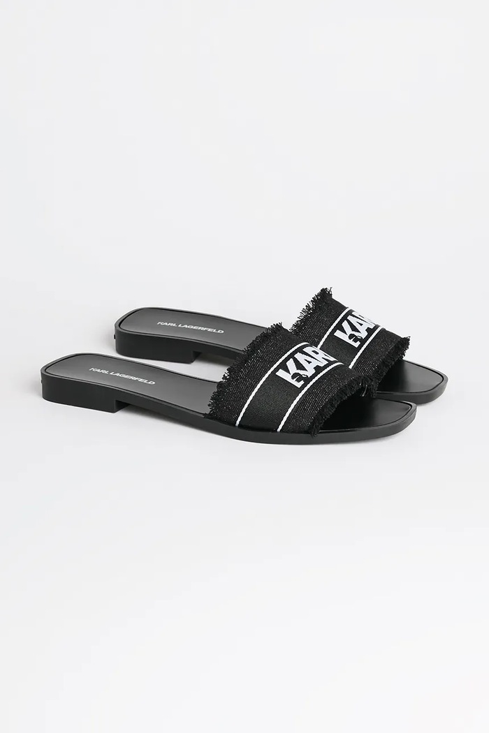Karl Lagerfeld klapki SKOOT II KL80411.900 czarny SS25