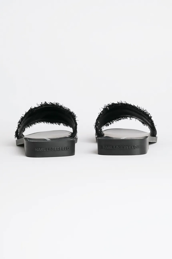 Obuwie Karl Lagerfeld klapki SKOOT II KL80411.900 czarny