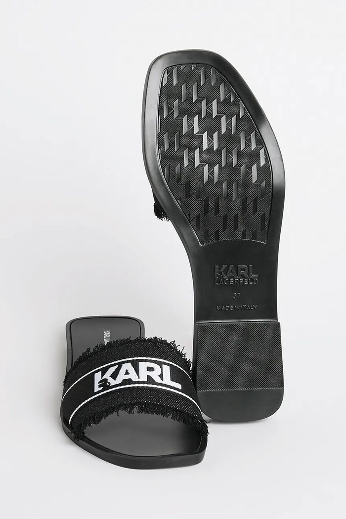 Karl Lagerfeld klapki SKOOT II KL80411.900 czarny