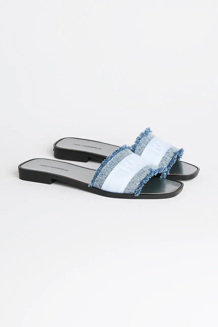 Karl Lagerfeld klapki SKOOT II KL80411.DLB niebieski SS25