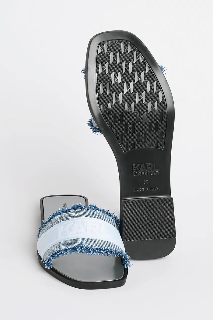 Karl Lagerfeld klapki SKOOT II KL80411.DLB niebieski