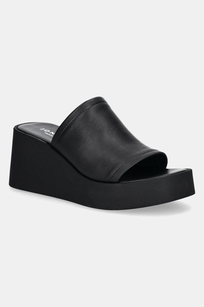 Jonak slapi de piele EUGENE coturn negru 3600041