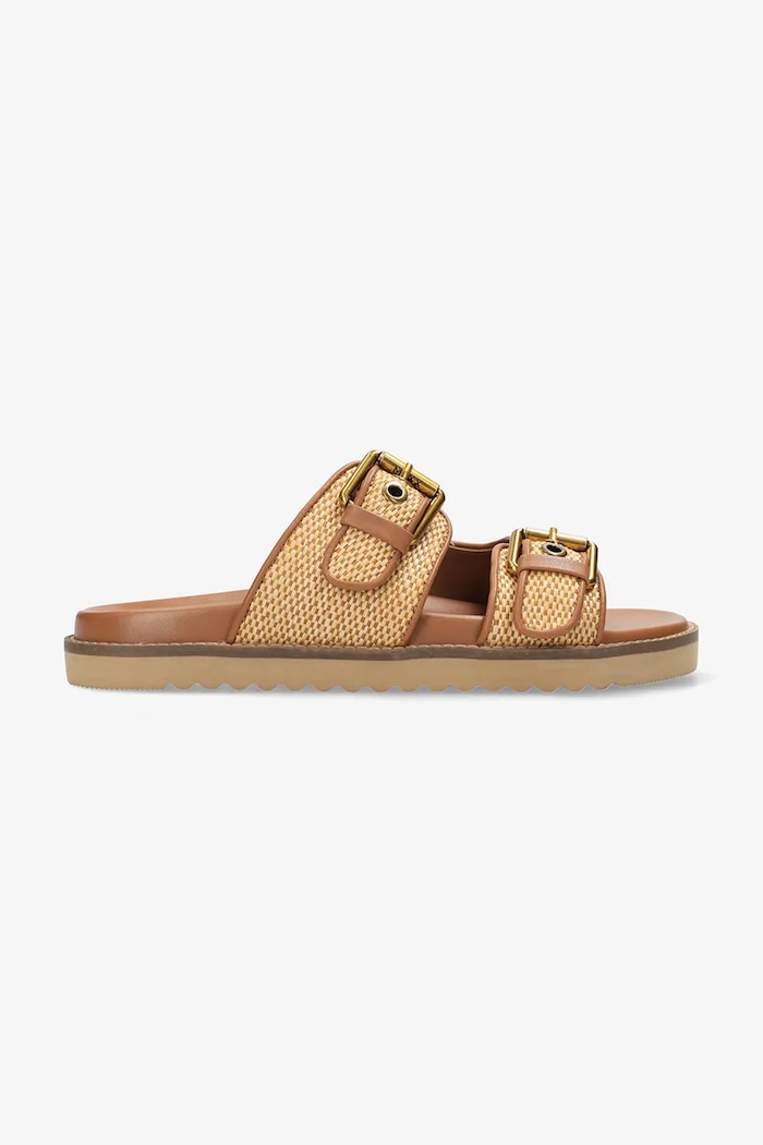 Mexx klapki REILLY PENNY tekstylny brązowy MI001601051W