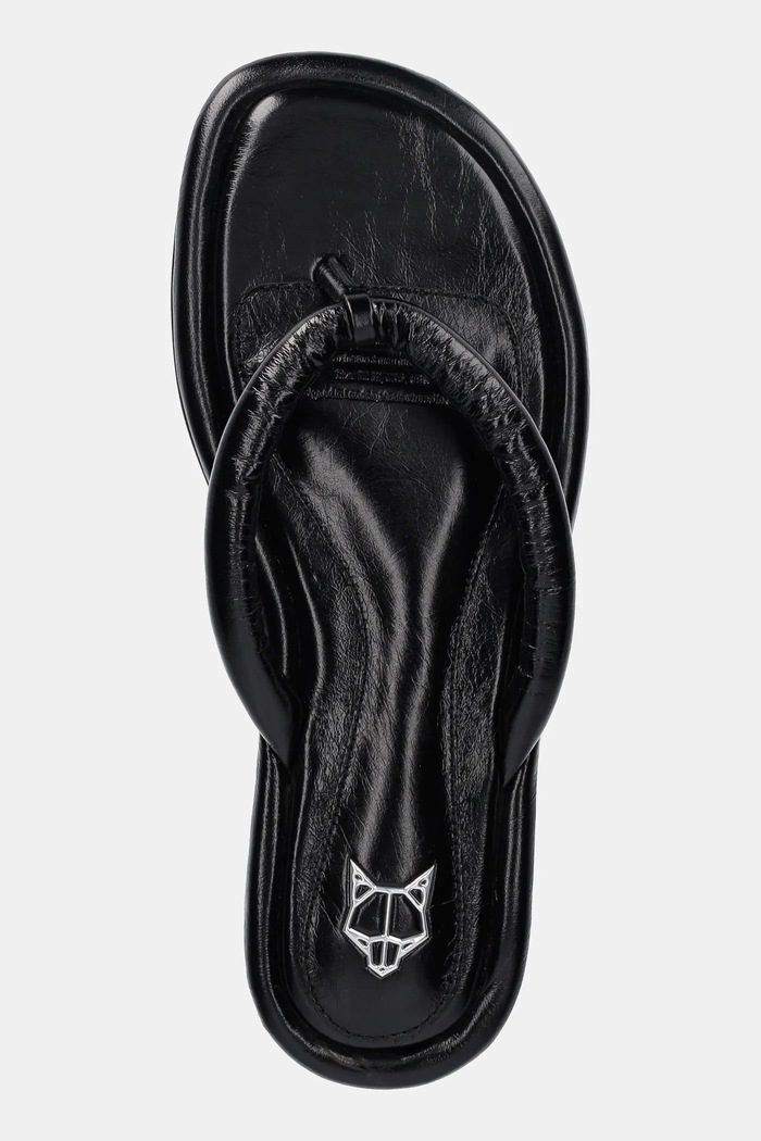Naked Wolfe japonki skórzane Grenada czarny Grenada.Black.Leather
