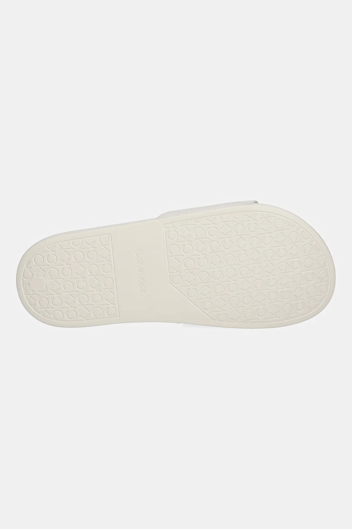 Natikači Calvin Klein POOL SLIDE - JACQ HW0HW02420 bež