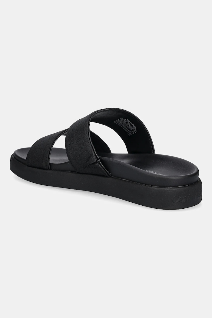 Obuv Šľapky Calvin Klein FLAT SLIDE - JACQ HW0HW02486 čierna