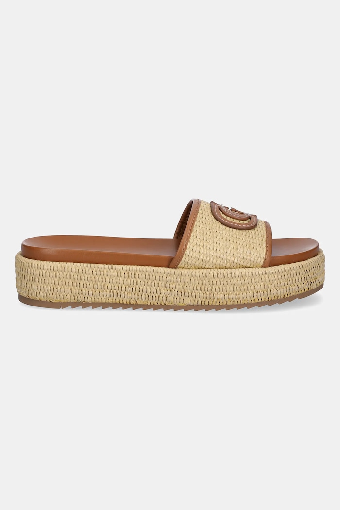 Guess papucs LONNEY FLJLNY.FAB19.NATU barna SS25